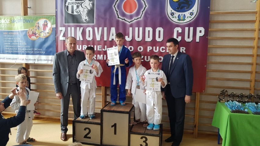 Wejherowscy judocy na zawodach w Żukowie