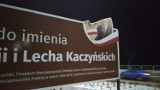 Jaworzno: zniszczone tablice na rondach Kaczyńskich i Pileckiego 