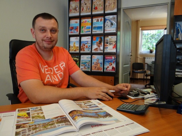 Krzysztof Błaszczeć, doradca z biura podróży Trybunalskie w Radomsku