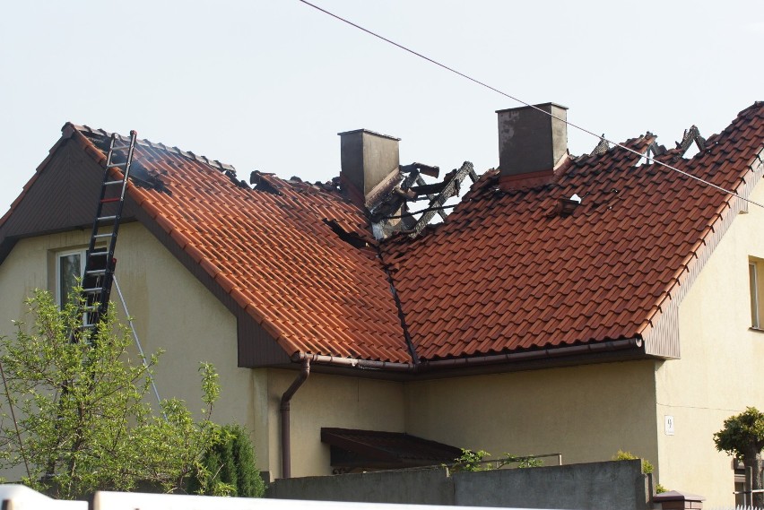 Pożar w Kaliszu. Płonął dom jednorodzinny przy ulicy...