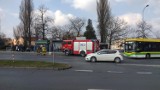 Zderzenie auta i motocykla w centrum Zielonej Góry