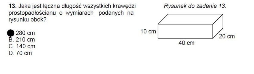 Test szóstoklasisty 2014 z CKE 1.04.2014. Sprawdzian...