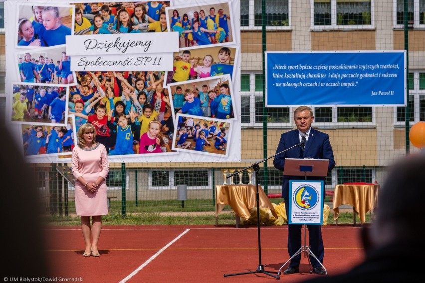 SP 11 Białystok. Nowe boisko