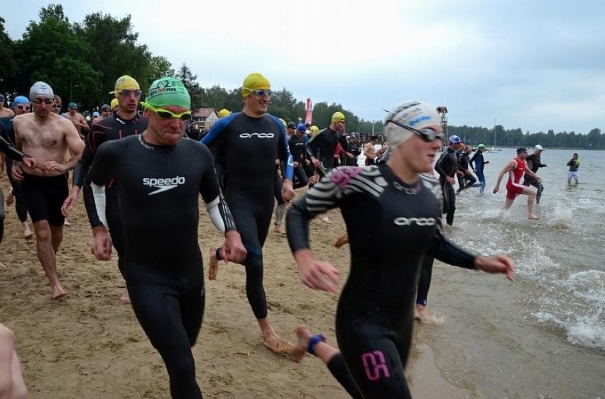 Zawody triathlonistów w Dąbrowie Górniczej