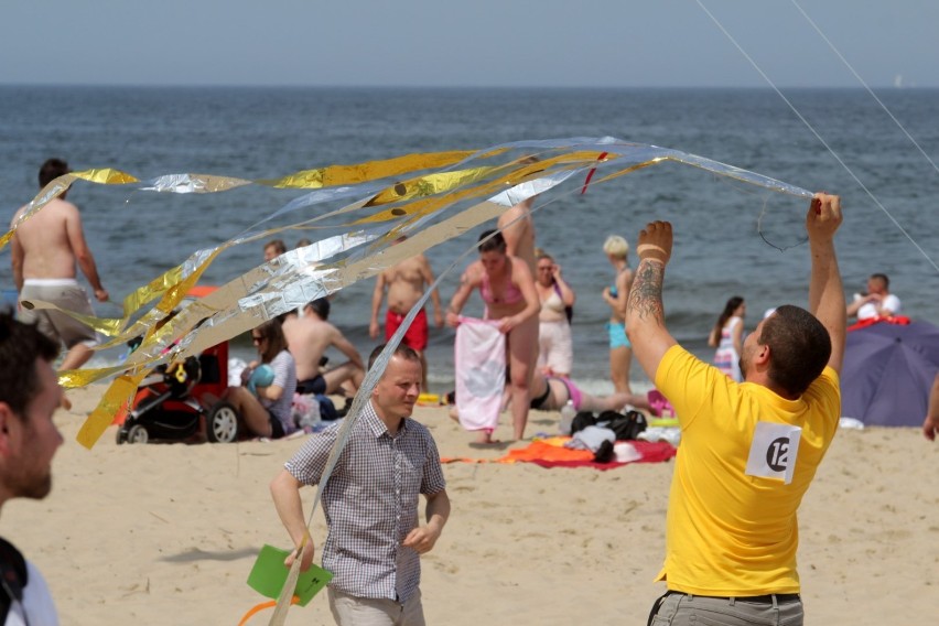 Nad plażą sobieszewską w niedzielę fruwały latawce