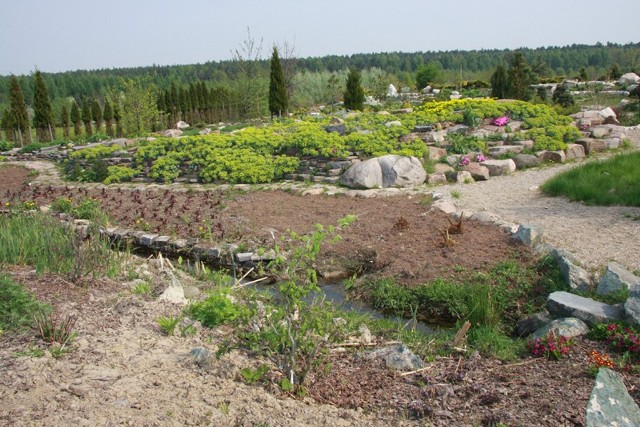 Widok na drugie alpinarium