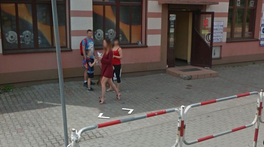 Mieszkańcy Jaworzna na zdjęciach Google Street View