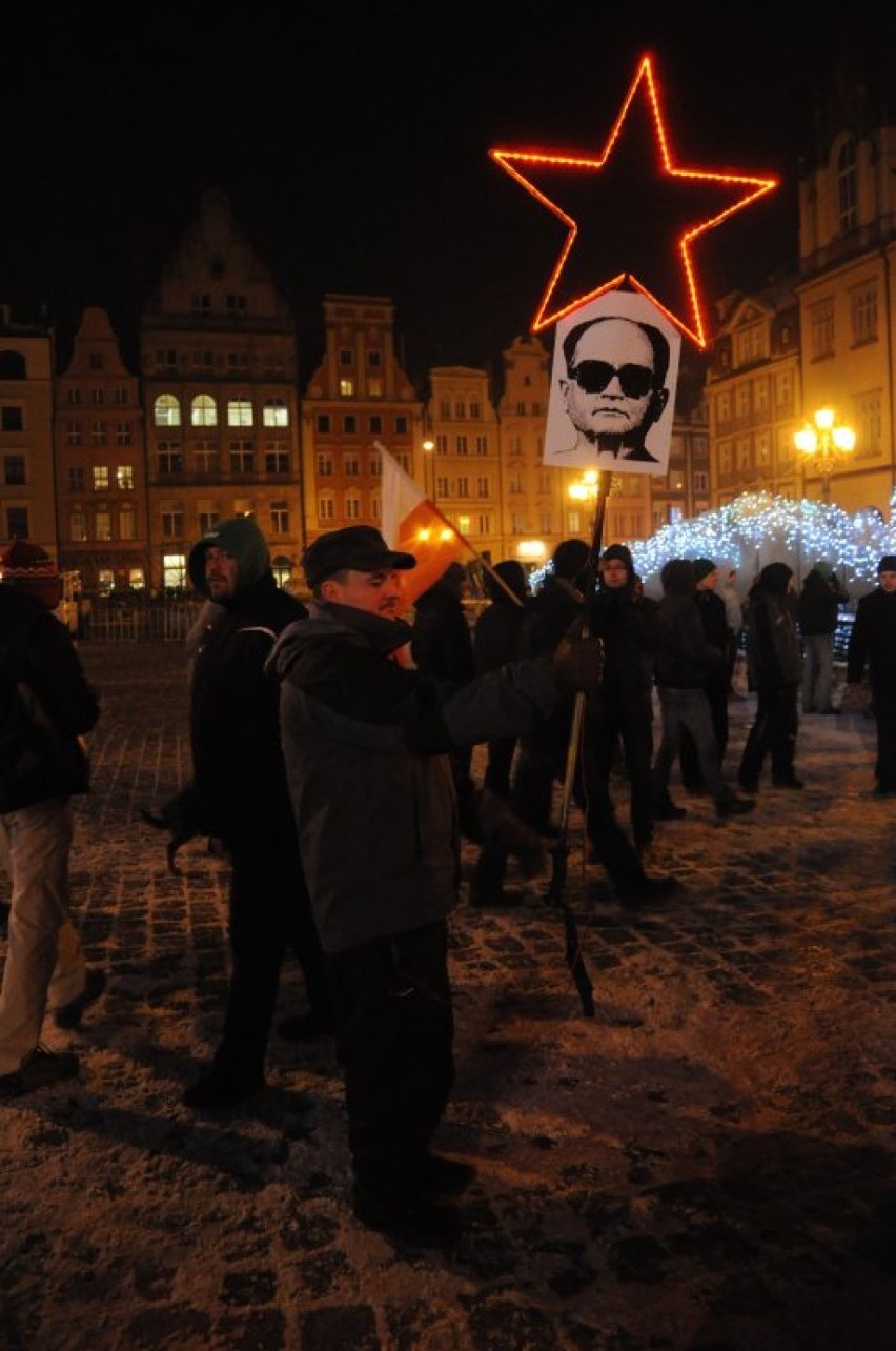 Antykomunistyczna manifestacja Wrocław 13.12.2012