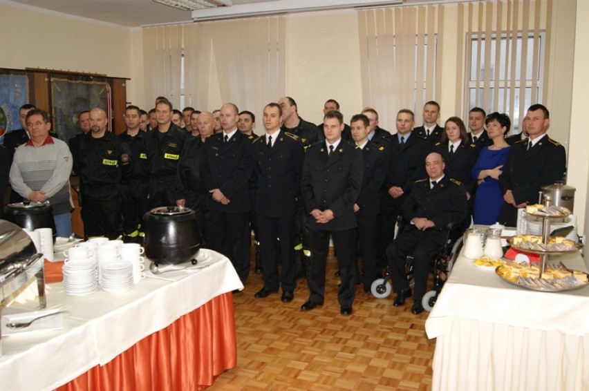 Uroczyste spotkanie wigilijne w Komendzie Miejskiej PSP w Koszalinie