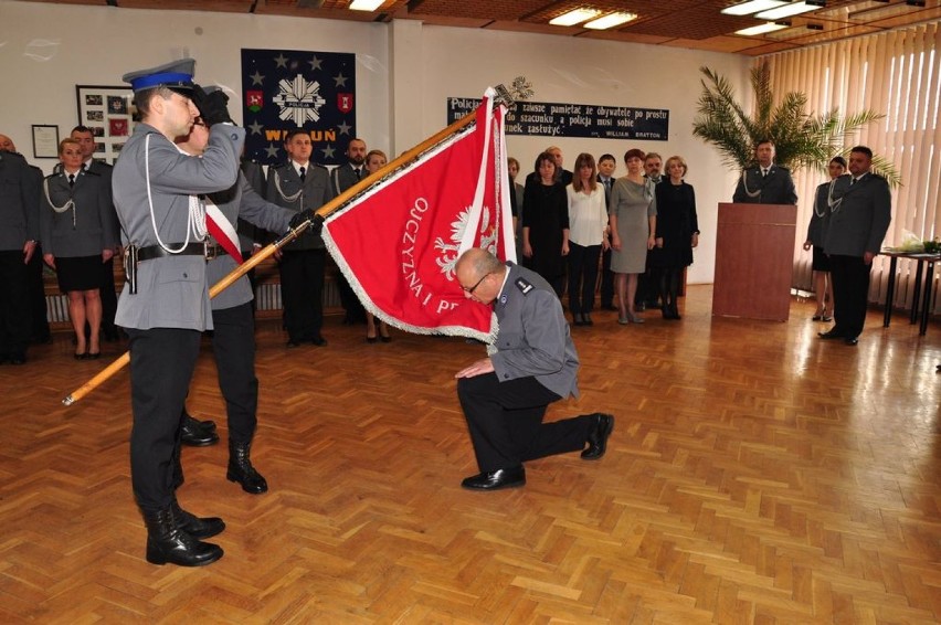 Zmiana komendanta powiatowego policji w Wieluniu [FOTO]