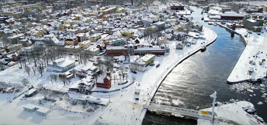 Ustka, letnia stolica Polski w zimowej szacie. Zobacz...