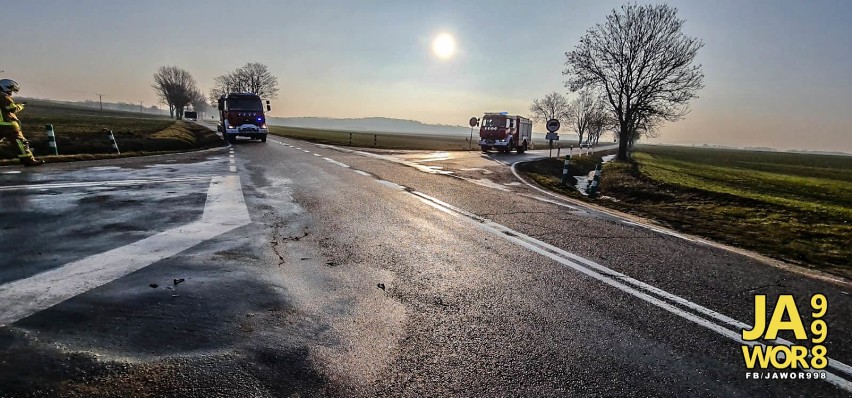Wypadek na drodze Snowidza-Mściwojów