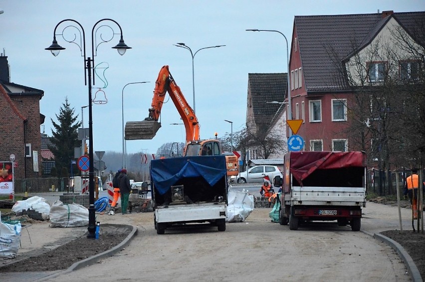 Sławno - remont ul. Mickiewicza i przyległych uliczek