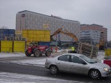 Poznań: Na rondzie Kaponiera pracuje ciężki sprzęt [ZDJĘCIA]