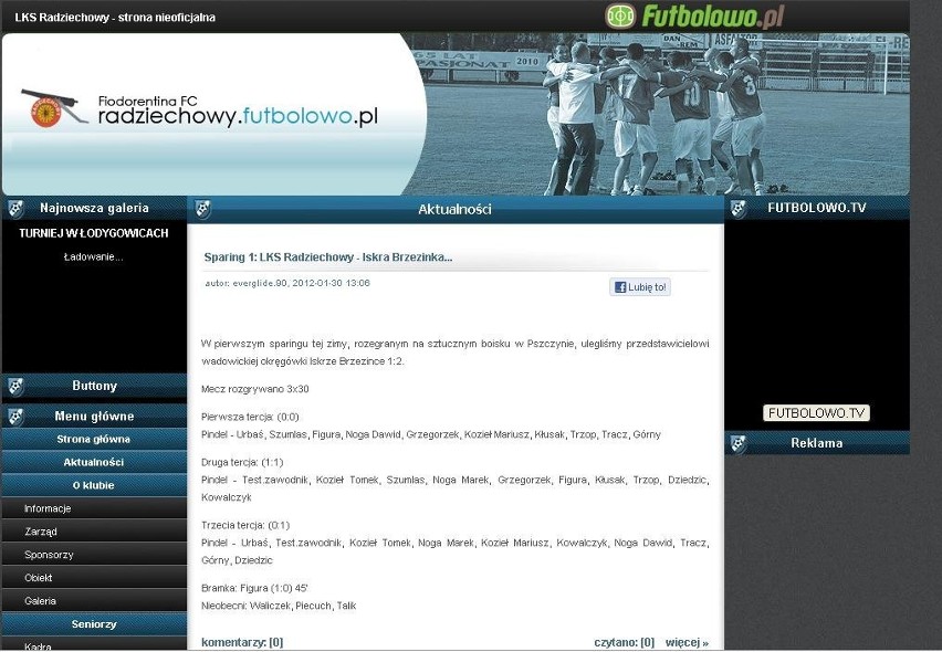 LKS Radziechowy - http://radziechowy.futbolowo.pl/