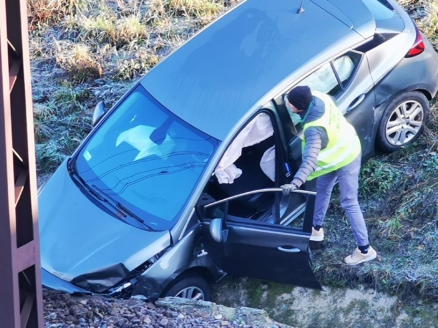 Do groźnie wyglądającej kolizji doszło dziś przed południem...