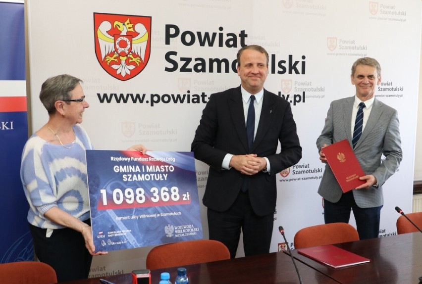 Będą nowe drogi w Szamotułach. Gmina i powiat podpisały właśnie umowy