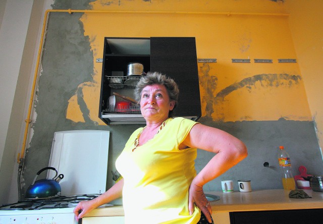 U wielu lokatorów, tak jak u Anny Kozień, w nowych mieszkaniach, trzeba było zacząć już kapitalny remont