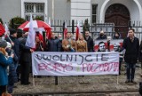 Gdańsk: Demonstracja pod konsulatem Federacji Rosyjskiej w sprawie uwięzionych na Białorusi Polaków. „Uwolnić Borys i Poczobuta!”