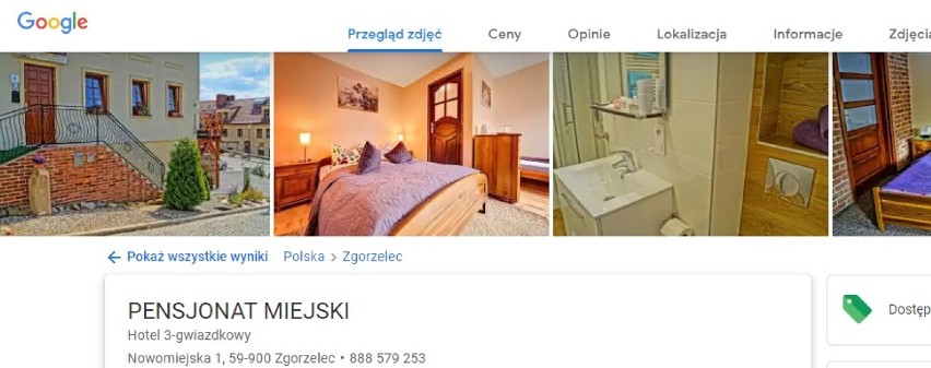 PENSJONAT MIEJSKI
Nowomiejska 1, 59-900 Zgorzelec
tel. 888...