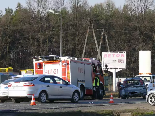 Wypadek na ul. Piłsudskiego w Bełchatowie