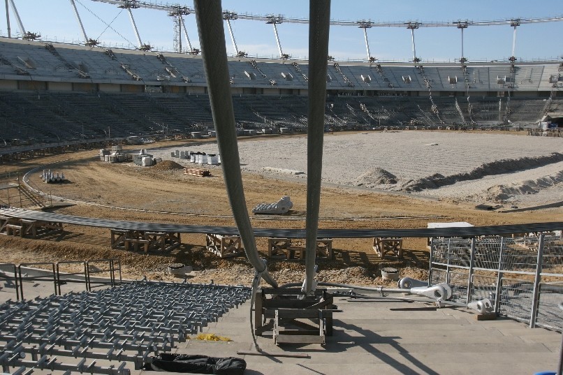 Stadion Śląski: Co nowego na budowie? [ZDJĘCIA + WIDEO]