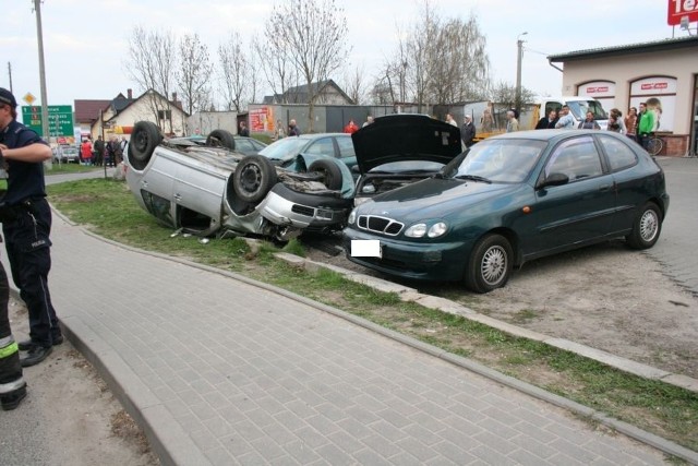 Wypadek na Aliantów w Żninie