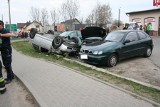 Wypadek w Żninie na Aliantów. Dachowanie volkswagena [ZDJĘCIE]