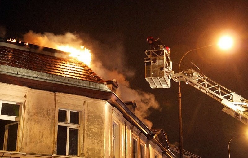 Wrocław: Pożar w budynku przy ul. Pilczyckiej