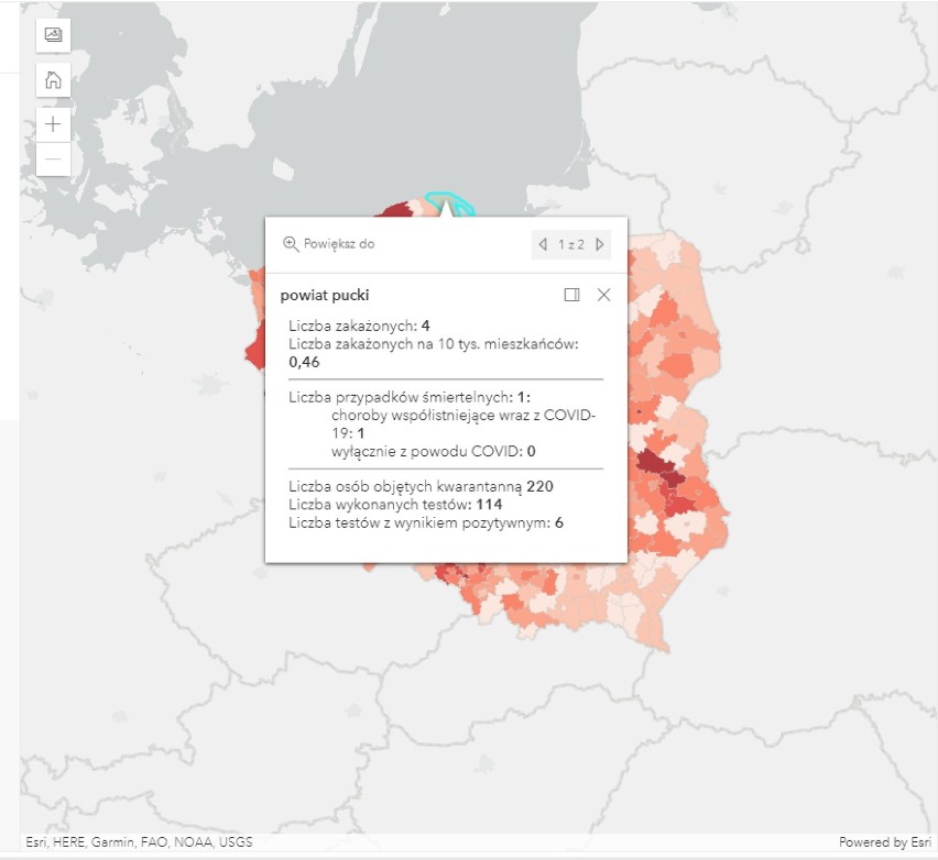 Koronawirus w powiecie puckim: środa, 12 maja 2021. Ile osób zachorowało na Covid-19? Ile wyzdrowiało?