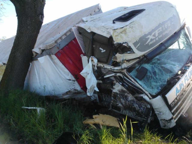 Auto wypadło z xdrogi Kuczków