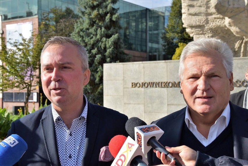 Aleksander Kwaśniewski w Opolu. Przyjechał zachęcać do...