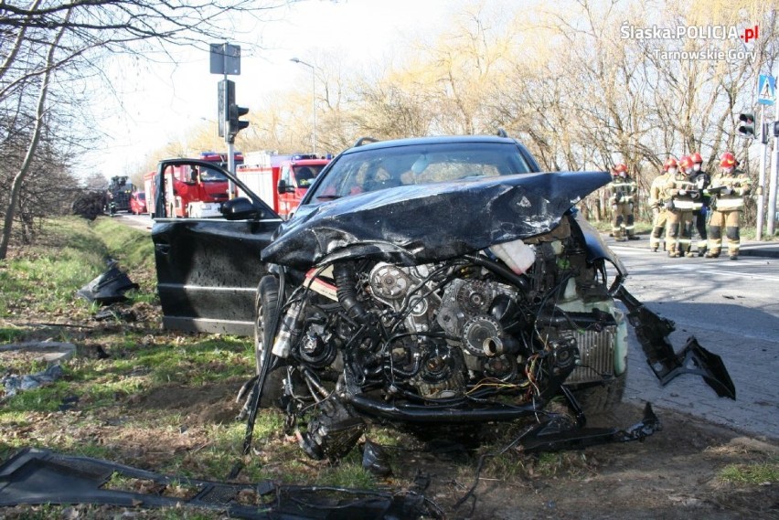 Tarnowskie Góry: Wypadek na DK 11. Dwie osoby są ranne