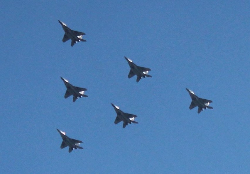 Przelot samolotów nad Warszawą - 28 sierpnia 2012 r.