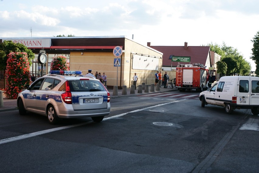 Wypadek w centrum Wągrowca, ranna w szpitalu [ZDJĘCIA]