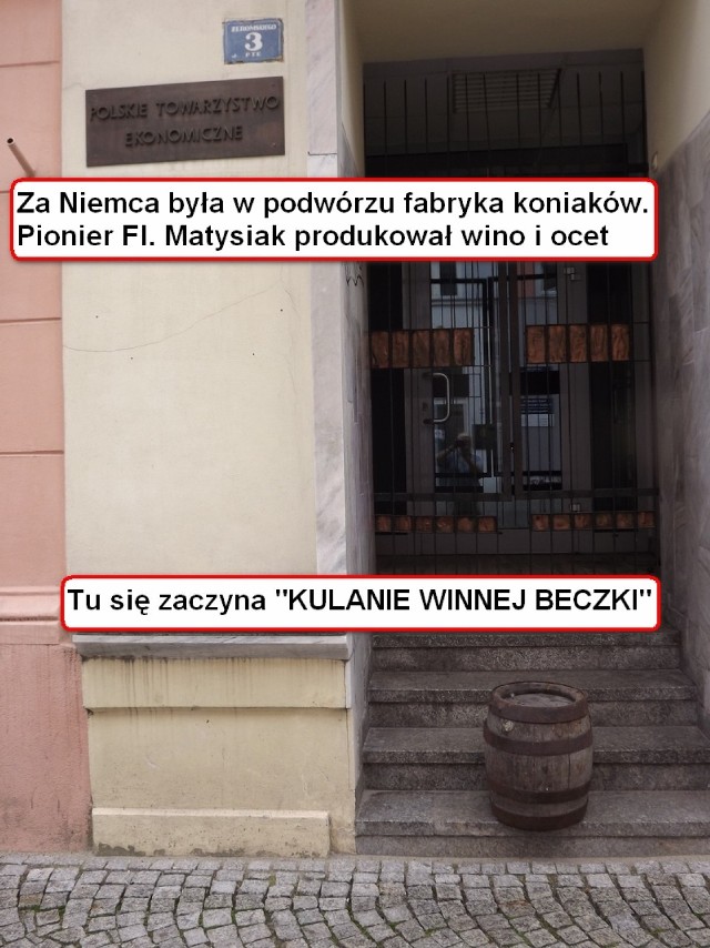 w tej kamienicy była firma winiarska