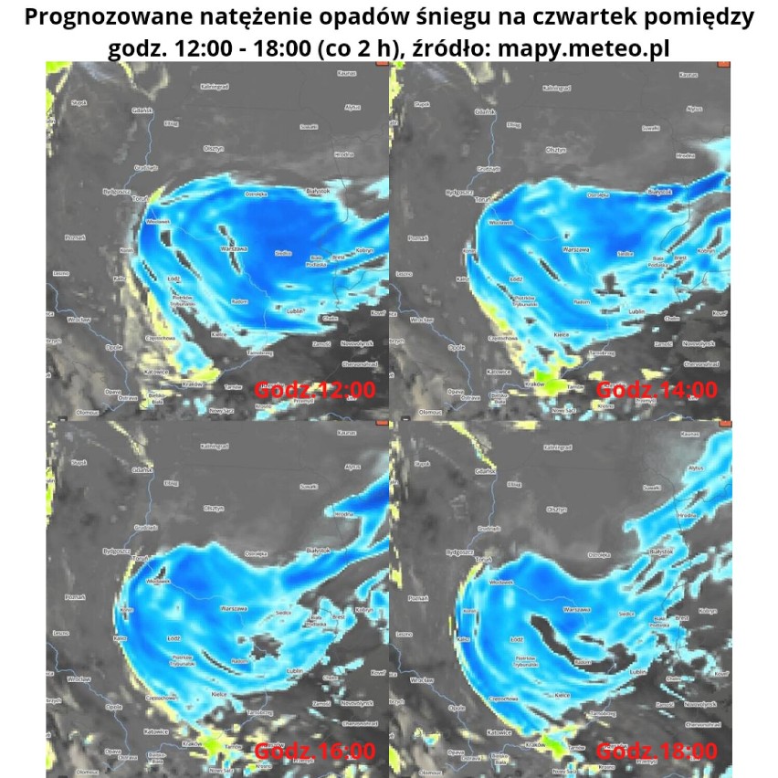 Pierwszy śnieg na horyzoncie. Łowcy Burz zapowiadają INFORGRAFIKI