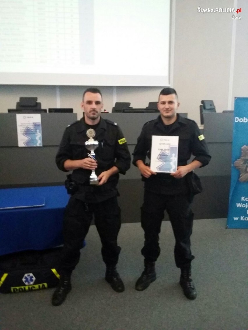 Żory: Nasi policjanci wśród najlepszych ratowników na Śląsku