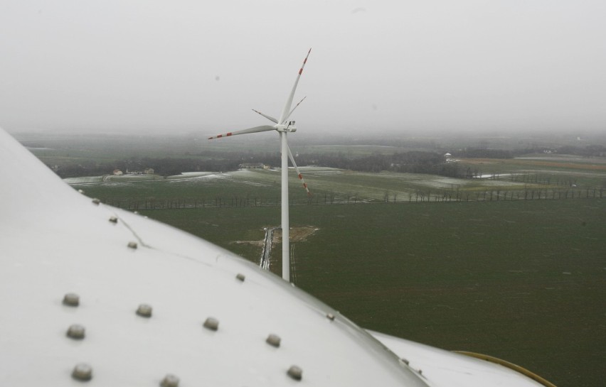 Pierwsza farma wiatrowa regionu legnickiego ma już dziewięć lat