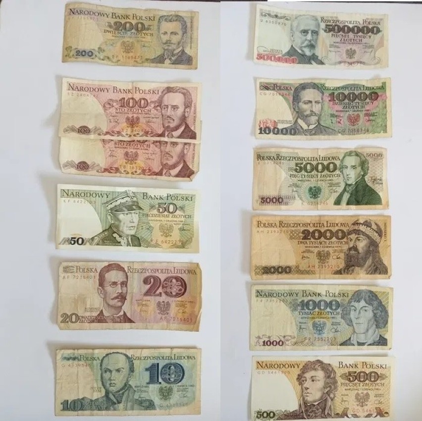 Kolekcja banknotów z okresu PRL. Właściciel wycenia ją na...