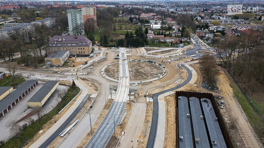 Ul. Szafera w Szczecinie, stan na dzień 17.04.2021