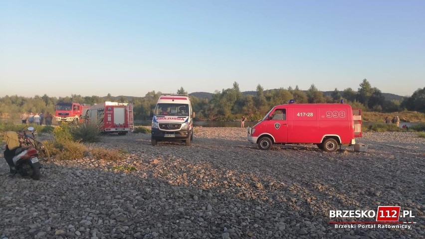 Domosławice. W Dunajcu znaleziono ciało 17-latka, który zaginął w piątek podczas kąpieli