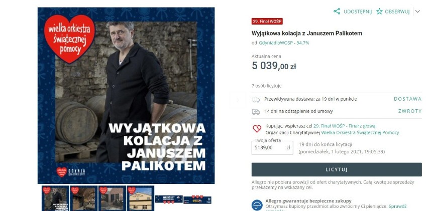 Janusz Palikot zaprasza na kolacje dwie osoby do swojego...