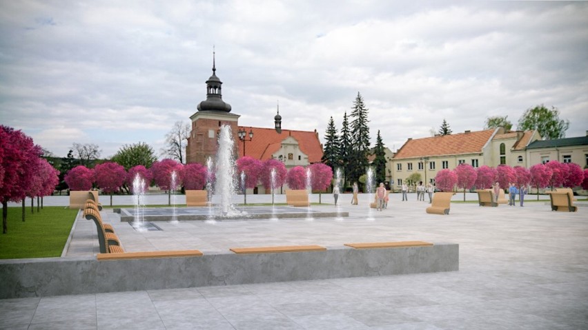 Do końca wakacji na Starym Rynku we Włocławku pojawi się fontanna chodnikowa