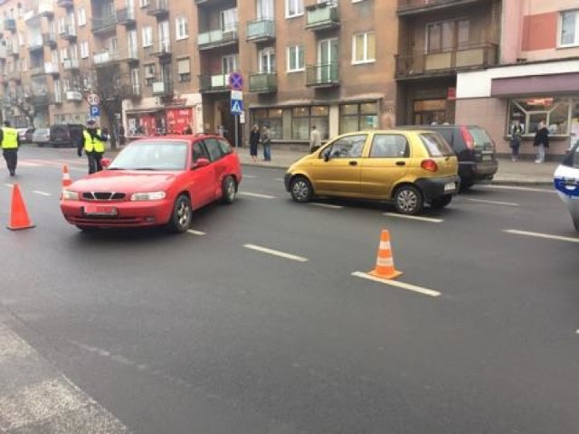 Wypadek w Kaliszu na skrzyżowaniu Górnośląskiej i Staszica