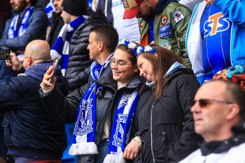 Na Stadionie Poznań podczas meczu Lecha Poznań z Legią...