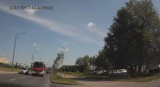 Straż pożarna niebezpiecznie wyprzedza w Bełchatowie [wideo]