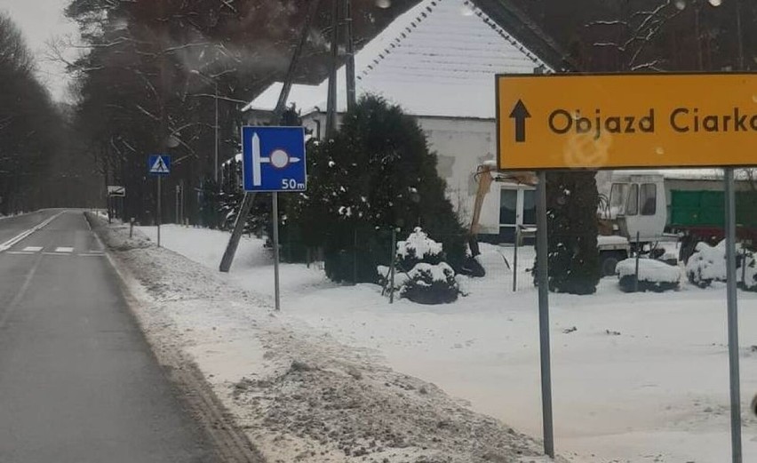 Wiadukt nad budowaną obwodnicą Olesna jest już gotowy, ale...