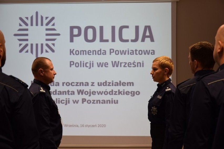 W Policyjnym Centrum Edukacji Bezpieczeństwa odbyła się odprawa roczna, podsumowująca pracę wrzesińskich policjantów