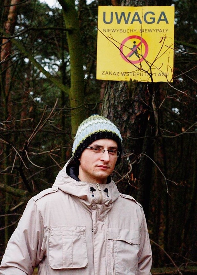 Emil Ślęzak mieszka przy &#8222;bombowym&#8221; lesie